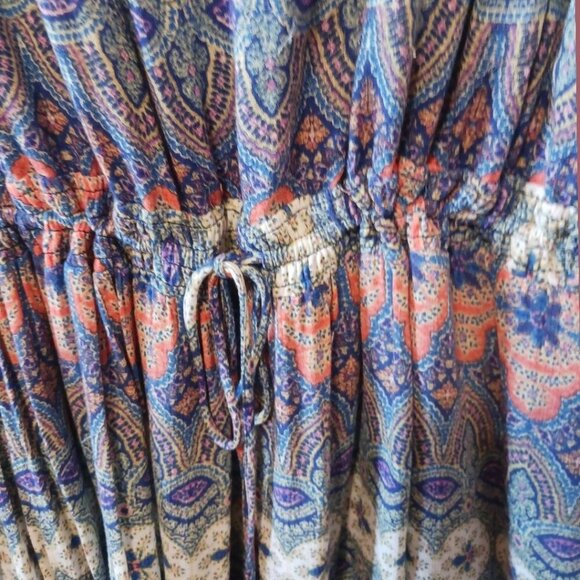 Lucky Brand Stained Glass Dress  Sleeveless Multicolor Size 2X - Picture 8 of 12